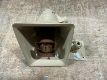 VALCOM SELF AMPLIFIED PAGING HORN 5 WATTS BEIGE