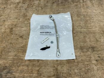 EMC R88 SHIELD CONNECTOR W/7" TINNED GROUND WIRE S/STUD 1NUT