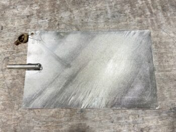 CHY 1/4"X10"X16" GALV. GROUND PLATE W/ BRZ CONNECTOR  4/BX