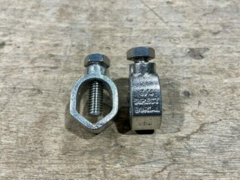 AB CLAMP, 3/4" GROUND ROD CLAMP, BRONZE, HD, TIN PLATED