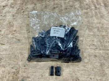 BLACK CABLE CLAMP 2PR DROP 100/PKG