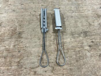 2 PAIR "B" DROP WIRE CLAMP 100/BOX   HUBBELL