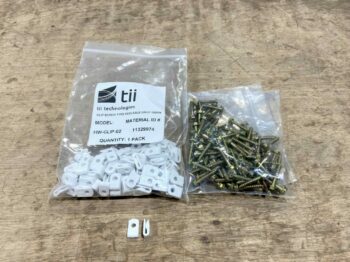 TII CLIP SCREW TYPE PEELABLE DROP WITH SCREW (100/PACK)