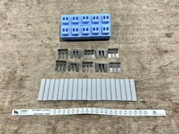 DTC8 DROP GROMMET 2 HOLE SLOTTED .3"X.160" 4 FLT DP 10/PK