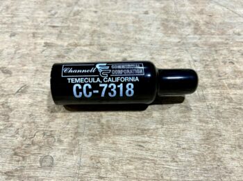 CHANNELL CONDUIT END COVER. 3/4" BLACK. 100 PER BOX.