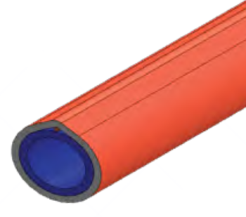 BD 1 WAY MICRODUCT 10/6 ORANGE TRACE 48" REEL 2134MT/7000FT