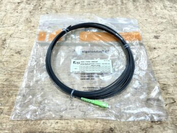 TII MICRODROP 900UM OFNR SCA/PIGTAIL BLACK PEELABLE 25FT