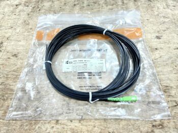 TII MICRODROP 900UM OFNR SCA/PIGTAIL BLACK PEELABLE 50FT