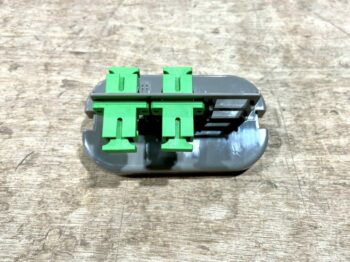 TII FIBER ADAPTER PLATE W 2 SC-APC ADAPTERS 50/PKG