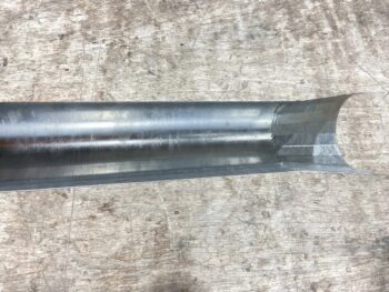 4-1/4" X 8' FLARED CABLE GUARD - METAL