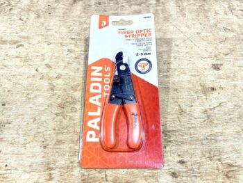 TEMPO FIBER STRIPPER TOOL. 3 HOLE, RUBBER HANDLE.
