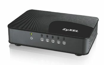 ZYXEL DESKTOP 5 PORT GIGABIT MEDIA SWITCH. (End of Life)