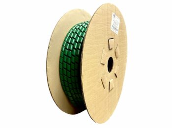 R&M 3/4" PE REVERSE CUT SPIRAL WRAP-EVERGREEN  100FT/CL