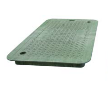 "LID ONLY"  "T" STYLE PLASTIC GREEN 24X36X2 W/HHB-BLANK