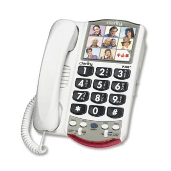 CLARITY CORDED AMPLIFIED PICTURE TELEPHONE 10/CASE