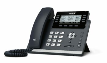 T43U VoIP SIP TELEPHONE 2X ETHERNET12 LINE KEYS POE REQ