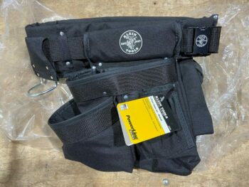 KLEIN POWERLINE SERIES TOOL POUCH/BELT COMBO- M