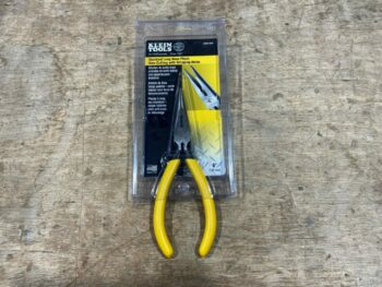 KLEIN LONG NEEDLE NOSE PLIERS E/WSTRIPPING NOTCH.