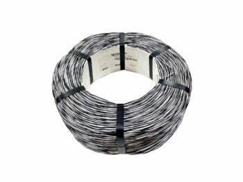 ESSEX 1PR 22GA BLACK/WHITE FRAME WIRE 1000MT/RL 12-305-13