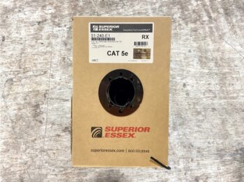 51-240-E1 ESSEX CAT5E BLACK SUNLIGHT RESISTANT CABLE. 305M