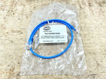 2 FT BLUE CAT5e SNAGLESS PATCH CABLE