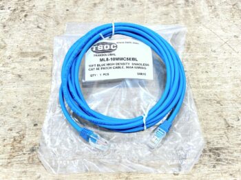 10 FT CAT5E PATCH CABLE SNAGLESS HD BLUE