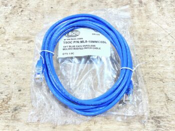 10FT HIGH DENSITY CAT6 SNAGLESS CABLE BLUE