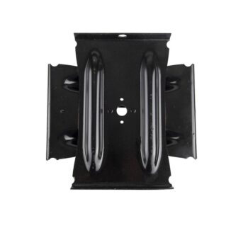 HL 20" CROSS-PLATE ANCHOR FOR 1" ROD. PAINTED BLACK  2/BX