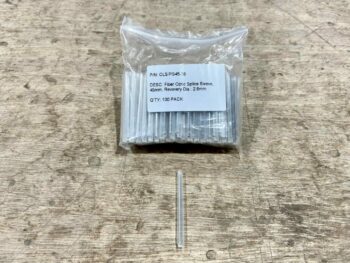 FIBER FUSION SPLICE SLEEVE FOR SINGLE FIBER, 45mm 2.8 100/PK