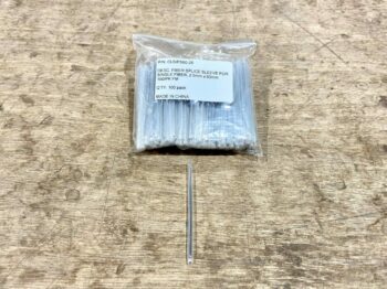 FIBER SPLICE SLEEVE FOR SINGLE FIBER, 2.5mm x 60mm 100/PK FM