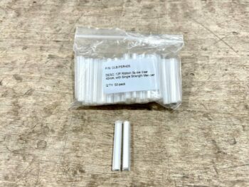 RIBBON FUSION FIBER SPLICE SLEEVE-12F, 40mm 100/PK HEAT SHRK