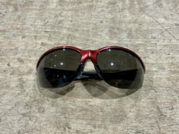 REDHAWK SAFETY GLASSES-RED/SMOKE