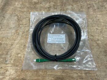 SM BIF  PATCHCORD I/O 4.8MM PLENUM -40*C  BLACK SCA/SCA 5M