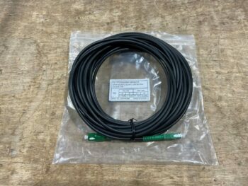 SM BIF  PATCH CORD I/O 4.8MM PLENUM -40*C BLACK SCA/SCA 10M
