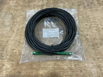 SM BIF  PATCH CORD I/O 4.8MM PLENUM -40*C BLACK SCA/SCA 15M