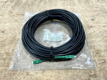 SM BIF  PATCH CORD I/O 4.8MM PLENUM -40*C BLACK SCA/SCA 25M