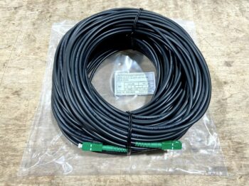 SM BIF  PATCH CORD I/O 4.8MM PLENUM -40*C BLACK SCA/SCA 50M