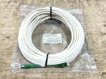 SM BIF  PATCH CORD I/O 4.8MM PLENUM WHITE SCA/SCA 20MT