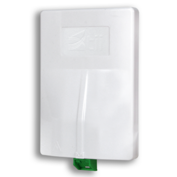 TII 1 PRT SC-APC FIBER JACK W SAFETY SHUTTER INCL BASE & CVR