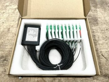 1X32 RUGGADIZED BLACK FIBER SPLITTER SCA 51" LEGS TPU -40