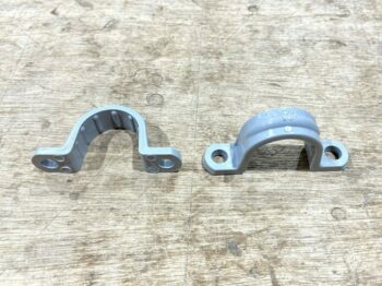 1/2" CABLE GUARD PVC RC BRACKET - GREY