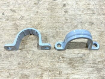 3/4" CABLE GUARD PVC RC BRACKET - GREY  100/BG  4 BG/CS