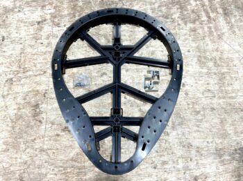 16" PLASTIC SNO-SHOES W/ STANDARD TAP BRACKETS & HDW 2 PR/BX
