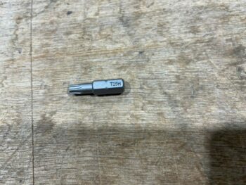 TAMPER RESISTANT TORX SECURITY BIT T25/3/16 TORX/HEX DIMPLE