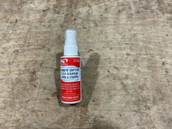 FIBER OPTIC CLEANING SOLUTION. SPRAY BOTTLE.