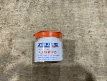 STICKLER FIBER OPTIC LINT FREE CLEANING WIPES