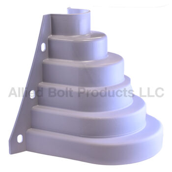 AB PLASTIC U-GUARD ADAPTOR FITS 2"-6" PVC U GUARDS 10/BX