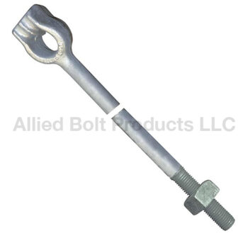 AB 3/4" X 7' TWIN EYE FORGED ANCHOR ROD W/ SQ. NUT 5/PKG