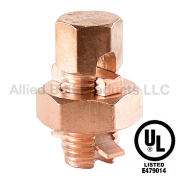 AB S-2 COPPER SPLIT BOLT GRND CONNECTOR 6-SOL/2-STR 100/BX
