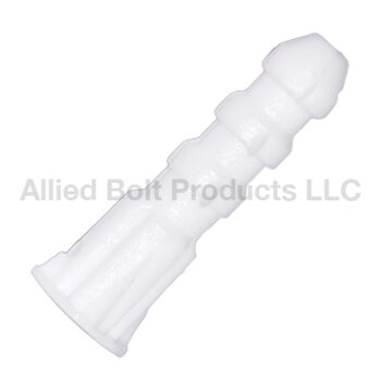 AB #4-6-8 X 7/8" D10 PLASTIC ANCHOR - WH  100/PK  40 PK/CS
